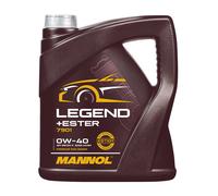 10 2x4+2x1 litro MANNOL SAE 0W-40 Legend+Ester Aceite de motor ACEA A3/B3/B4