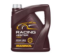 MANNOL | Aceite de Motor Racing+Ester 10W-60 | MN7902-4 | 4L | Máxima Protección para Coches Deportivos y de Competición | Resistencia a Altas Temperaturas y Alto Rendimiento