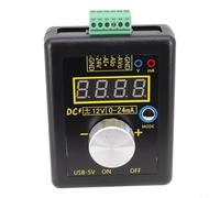 4 20 mA 0 10 V Generador de señal analógico digital con regulación de brillo como transmisor de señal para instalación eléctrica, mantenimiento industrial, laboratorio, para simular entradas de