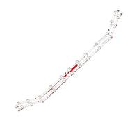 4/20 piezas 12 LEDs 585mm tira de LED apta for Samsung 32 "TV D3GE-320SM1-R2 2013SVS32 2013svs32 BN96-35204A BN96-28763A(20PCS(10TV))