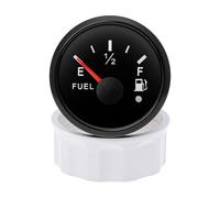 4-20mA 52mm Fuel Level Gauge with Alarm Car Current Signal Meter Red LED for Current Detection Sensor Oil Tank Meter Indicator Salida estable(0~190 ohm,BN 4-20mA)