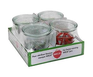 4-24 Tarros de cristal en diferentes tamaños y formas Weck