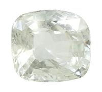 4.25 Ratti Certified Unheatet Natural White Sapphire Stone Safed Pukhraj Birthstone Loose Gemstone for men and women by Lab - Certified-B0BQYW11-01