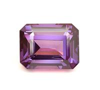 4.25 Ratti - Piedra de Alejandro de color morado con forma de cojín de alejandrita original certificada por laboratorio para hombres y mujeres--B0B857V6MRNAMZ, S, Gema