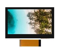 4.3 Pulgadas DSI LCD Pantalla Táctil para Raspberry Pi 4B/3B+/3A+/3B/2B/B+/A+, IPS Pantalla Táctil Fina y Ligera con Resolución 800×480, Compatible con 5 Puntos Táctiles Capacitivos