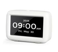 4.3" Reloj Digital Reloj Ancianos Alzheimer con Fecha y Hora Atenuación Automática, 8 Idiomas para Personas Mayores Alzheimer, Reloj Digital para Personas Mayores con 8 Recordatorios y Alarmas