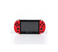 4.3 x 7 inch Retro Handheld Game Console, Red, with 4.3 inch HD Screen, MP4 Player, 10,000 Classic Games