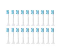 4-30 cabezales de repuesto for cepillo de dientes sónico T300/T500/T500C/T700, boquillas de cerdas suaves y suaves(Blue-20pcs)