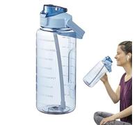 4.33x11.42 Pulgadas Botellas De Agua | Botella De Agua Con Paja | Con Boquilla De Silicona Y Portada Emergente | Para La Oficina De Senderismo De Gimnasia, Asegure Beber Durante Todo El Día