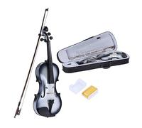 4/4 3/4 1/2 1/4 1/8 Tamaño Violín Estudiante Diapasón Clavijas Mentón Resto Pieza Trasera Para Principiantes Con Funda De Espuma Para Arco De Violín (Color : 1-8)