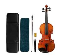 4/4 3/4 1/2 1/4 1/8 Violín Hecho A Mano Violino Tallado Violín De Tono Fuerte Excelente Estuche Para Arco (Color : 1-8)