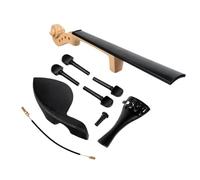 4/4, 3/4, 1/2, 1/4, piezas de violín de cuello for bricolaje, reparación de violín Luthier, clavijas de plástico for cuello de violín de madera Bulid(1-2 Size SET)