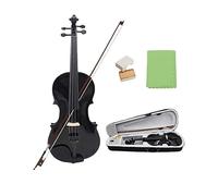 4/4 3/4 1/2 1/8 Violín Acústico Duradero Violín Negro Para Principiantes De Violín Con Arco De Caja (Color : 1/8)