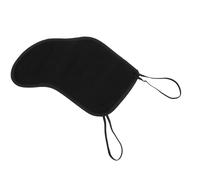 4/4-3/4 Reposapiés para la barbilla del violín, protector de almohadilla de franela negra Accesorios para instrumentos musicales Almohadilla para el reposacabezas del violín de
