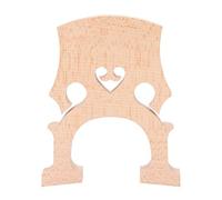 4/4 Cello Bridge Maple Professional Cello Bridge Autoajustable Fitted Bridge Accesorio para Instrumentos Musicales(4/4)