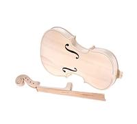 4/4 Kit De Violín Acústico De Madera Maciza Natural De Tamaño Completo Con Eq Spruce Top Maple Atrás Violín