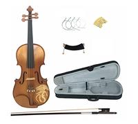 4/4 Kit De Violín De Madera Maciza Accesorios De Ébano Con Estuche De Reposo De Hombro Arco Puente Cadenas Violín (Color : C)
