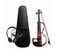 4/4 Kit De Violín Electroacústico De Madera Maciza Violin Silent Violin Fiddle Style Basswood Violín (Color : C)