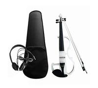 4/4 Kit De Violín Electroacústico De Madera Maciza Violin Silent Violin Fiddle Style Basswood Violín (Color : E)