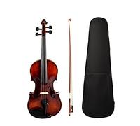 4/4 Solidwood Acústico Violin Set Piece W/Caja De Lona/Bow/Bridge Violín