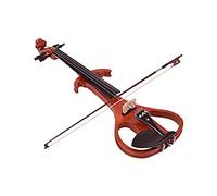 4/4 Violín Eléctrico Fiddle Instrumento De Cuerda Basswood Silent Violin Con Accesorios Cable Violín