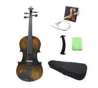 4/4 Violín Mate Violín Estudiante Principiantes Práctica Violín Con Estuche De Piano