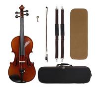 4/4 Violín Semi Hecho A Mano Abeto Acústico Pintura De Madera Impresión Violín Kits Con Estuche Arco Para Principiantes Instrumento (Color : Semi Handmade Print)