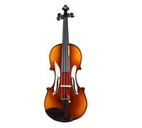 4/4 Violín Tallado A Mano Violín Flameado Estuche Y Arco