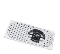 4.49 inch de Diámetro 201 Acero Inoxidable Leche Taza de té Lavador Limpiador Barra de Enjuague de Vidrio Enjuagadora de vidrio G1/2in