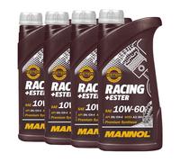 MANNOL Racing + Ester 10 W de 60 API SN/SM/CF motorenöl, 1 L