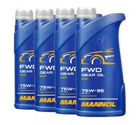 4 (4x1) Litro Mannol SAE 75W-85 Fwd Api GL-4/GL4 Aceite/Caja de Cambios Manual
