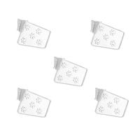 4/5/10 Divisores De Plástico For Refrigerador, Organizador Ajustable Con Cierre A Presión, Separador De Cajones For Tocador, Accesorios De Cocina(5pcs)