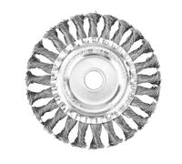 4/5/10Inch Weed Brush Cutter Head Lawn Mower Universal Grass Trimmer Head Steel Wire Wheel Brush Disc Garden Trimmer Head Weed(4in)