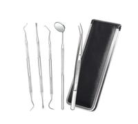 4/5 Dental Tooth Cleaning Kit Dentist Scraper Pick Tool Calculus/plaque Remover-r