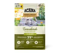 Acana Grasslands Pienso Natural para Gatos de Todas las Edades con Pollo, Cordero y Pato - Saco de 4,5 Kg