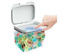 4,5 L de almacenamiento de detergente, caja de almacenamiento de detergente en polvo, contenedor de almacenamiento para cápsulas de la colada, almacenamiento automático de detergente, contenedor de