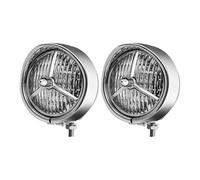 4.5'' LED Custom Brim Trim Cover Fog Lamps Light Chrome Motorcycle Fog Lights For Harley For Chopper Cafe For Racer Cruiser For Honda For Suzuki,Luz de giro