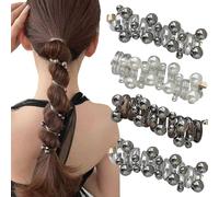 4/5 Pieces No Damage Soft Elastic Spiral Hair Ties, Colorful Telephone Cord Scrunchies for Ponytails, Twisted Hair Wire Pony Hairwire, For Thick Hair Ponytail Holders Accessories (4 pcs A)