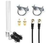 4,5dBi 700-6000MHz Antena Externa 4G 5G 2X2 Mimo Antena LTE 5G NR | Móvil Antena Externa con Conector SMA y TS9/2 × 5M Cable Coaxial de Baja Pérdida