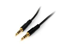 15 FT SLIM 3.5MM STEREO AUDIO CABLE - M /M MU15MMS