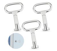 4.5mm Llave Cuadro Electrico Zinc Llave de Caja de Medidor Multifuncional | Llave de Caja de Medidor Multifuncional Adecuado para Armarios de Distribución Armarios Rittal Llave para Armarios Electricos