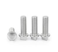 4/5pcs 304 Stainless Steel M6 M8 M10 Outer Triangle Head Anti Theft Bolts(M10x30mm 4pcs)
