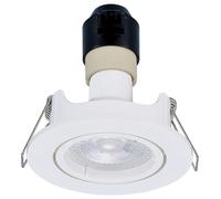 4.5W LED Empotrado Orientable Kit 3000K 345Lm No Regulable Blanco Paquete De 3