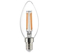 4.5W LED Vela Bombilla, E14, 2700K, 470lm, No Regulable - Paquete De 4-29551