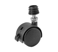 4/6/8/10/20Pcs 20Mm-50Mm Plastic Adjustable Foot Pad Brake Square Tube Round Sliding Wheel Sleeve Furniture Leg Shock Protection(28mm,6Pcs)