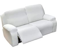 4/6/8 piezas Reclining Sofa Cover, Elastic Spandex Protector for 1/2/3 Seat Recliners, Kids & Pets Friendly, Stylish Design (#3 Color, Size: 2 People, 6 Pieces)