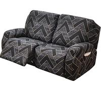 4/6/8 Piezas Sillon Relax Reclinable Tela, 1 plaza/2/3 plazas Reclinable Elástico Funda De Sofá Spandex Electrico Sillón Relax Gatos Perros Niño Protector para Sofá ( Color : #12 , Size : 2 people (6