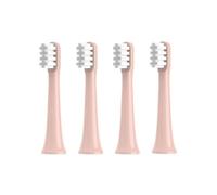 4/6 cabezales de cepillo compatibles con boquillas aspiradora cerdas suaves XIAOMI T100, repuestos for cabezal dientes eléctrico(4pink)