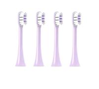 4/6 cabezales de cepillo reemplazables sin cobre, compatibles con X3/X3U/X5, cerdas suaves, color menta/verde VanGo/morado, boquillas(4Purple)