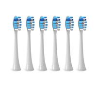 4/6 Pezzi Testine Di Ricambio, Compatible Con Philips HX3 HX6 HX8 HX9 Series, Setole Morbide, Confezione Sottovuoto(6pcs Blue)